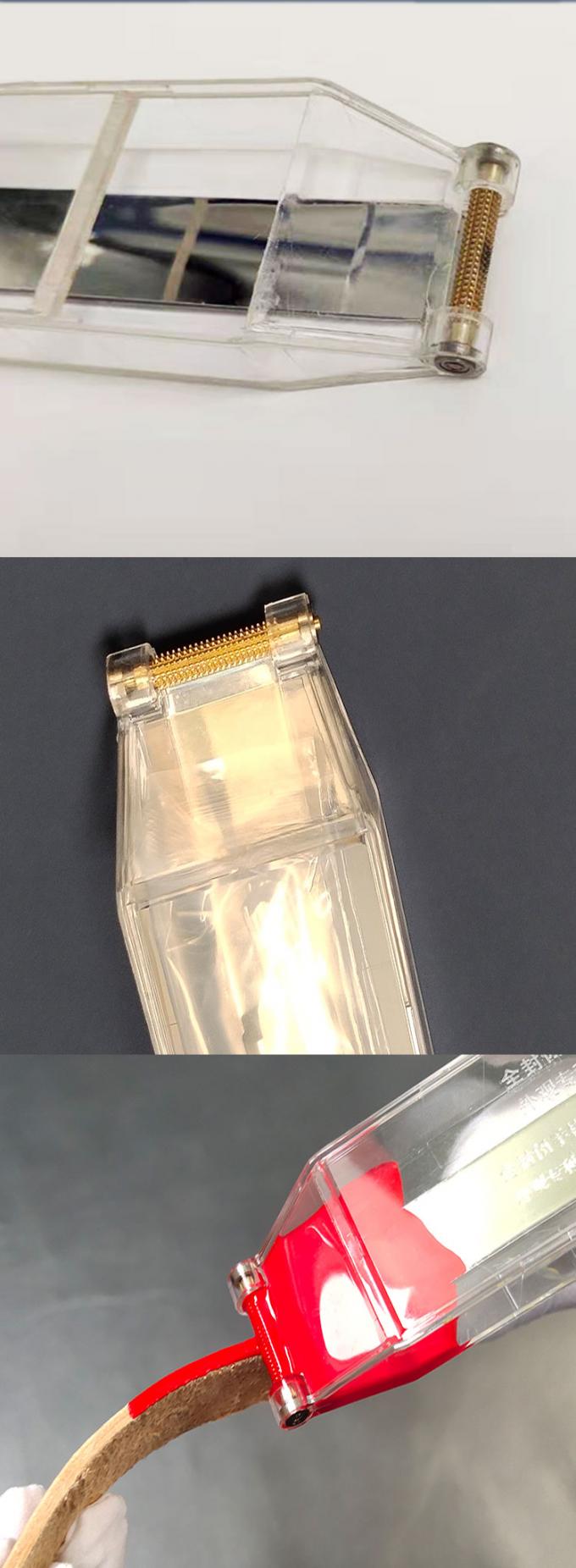 Penna a rullo per il trattamento dell'inchiostro dei bordi Strumenti per la tintura dei bordi trasparenti sigillati in mano per bordi in pelle 8