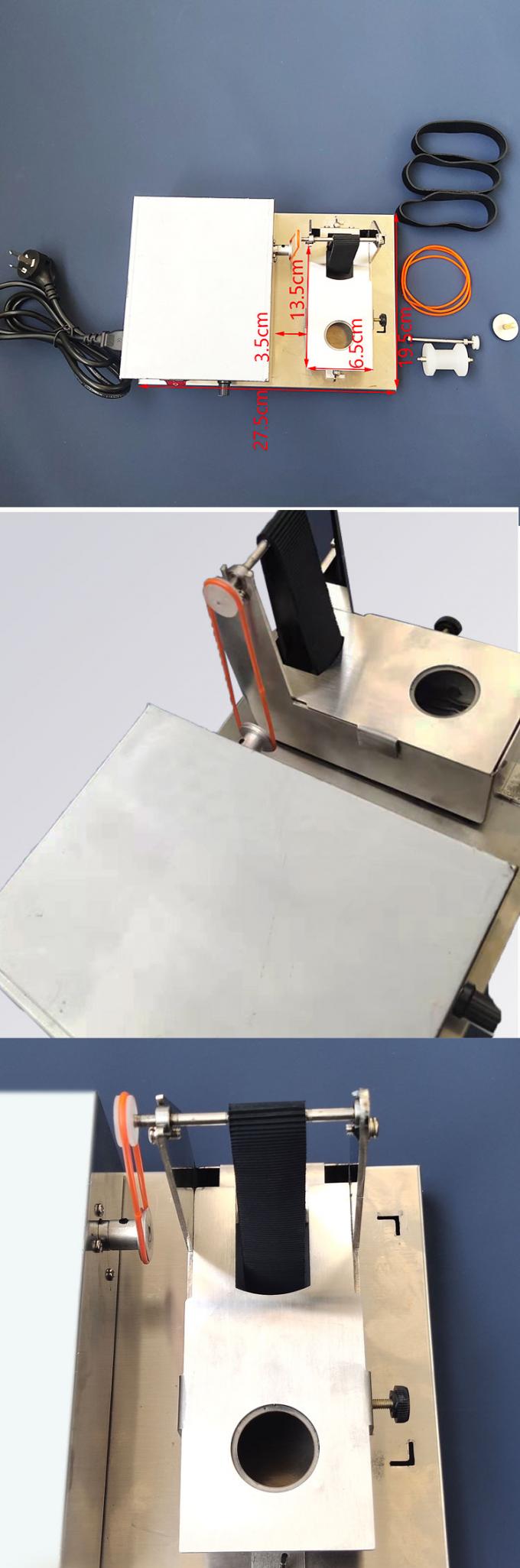 Macchina di verniciatura a bordo di pelle elettrica a lato singolo per sacchetti a cintura facile da pulire 220V 8
