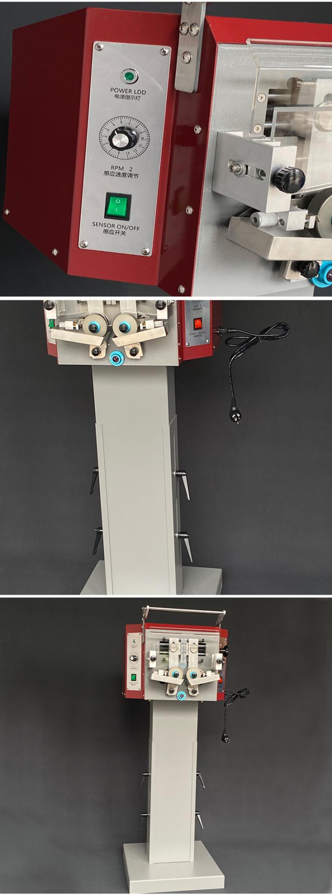 Double-side Electrical Leather Edge Dyeing Machine for Belt Bags 14