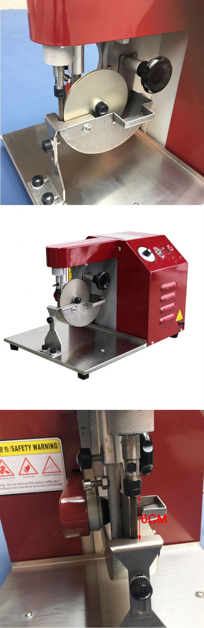Macchina di verniciatura a bordo di cuoio elettrico a lato singolo per sacchetti a cintura 10