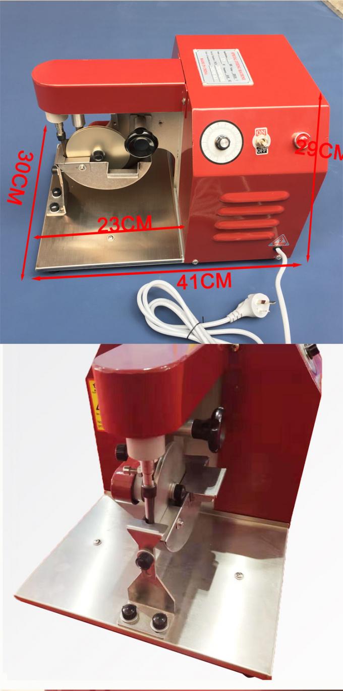 Macchina di verniciatura a bordo di cuoio elettrico a lato singolo per sacchetti a cintura 8