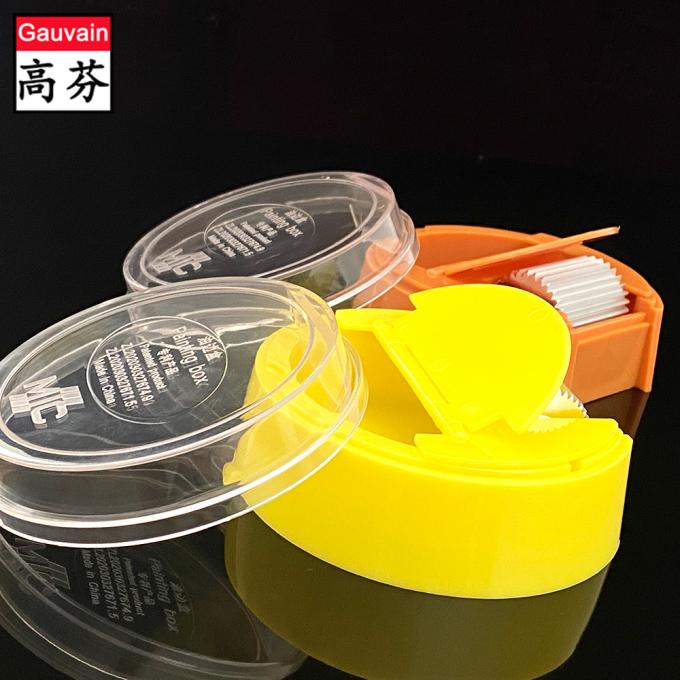 Scatola laterale rotonda per olio, elegante, bella e fine, facile da olio e facile da pulire 0