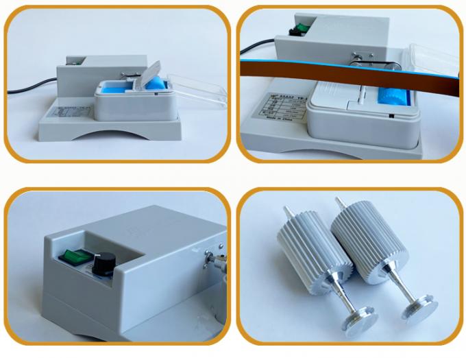Macchina elettrica mono laterale per la tintura del bordo di cuoio cinture semiautomatiche Confezione per la verniciatura del bordo 22