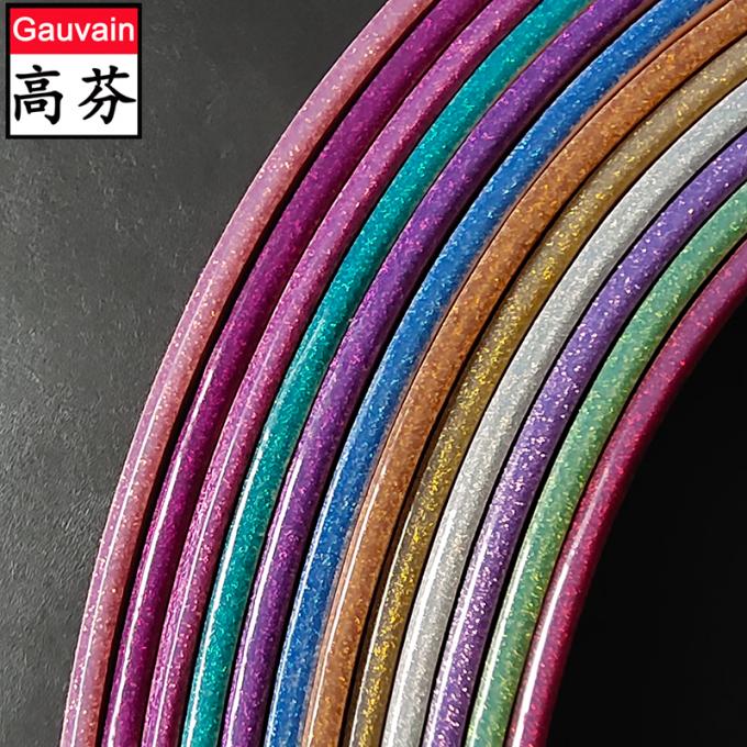 Polyurethane a base d'acqua Glitter Leather Edge Paint Liquid Coating for Furniture Leather Belts Bags Straps Shoe Uppers 6