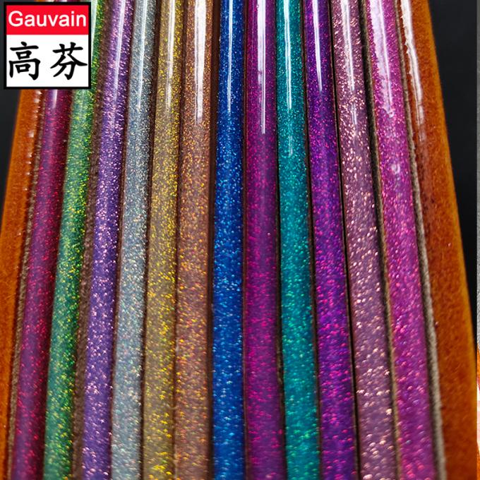 Polyurethane a base d'acqua Glitter Leather Edge Paint Liquid Coating for Furniture Leather Belts Bags Straps Shoe Uppers 8
