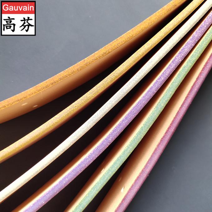 Polyurethane a base d'acqua Glitter Leather Edge Paint Liquid Coating for Furniture Leather Belts Bags Straps Shoe Uppers 10