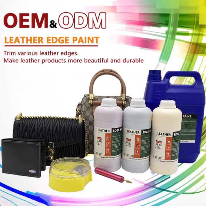 Manufacturer Water Based Leather Edge Oil Customized Colors Leather Edge Coloring Paint 0