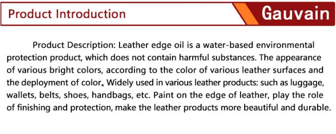 Manufacturer Water Based Leather Edge Oil Customized Colors Leather Edge Coloring Paint 2