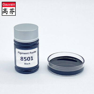 Colori a base di acqua diretti di fabbrica Pigmenti di pasta per rivestimenti 8501 Pigmento liquido nero per inchiostri di stampa tessile