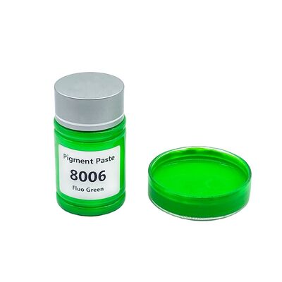 Ingrosso Qualità stabile a lungo termine Colori brillanti Vernice Colore Paste Acqua a base di fluo Verde Pigmento dispersione