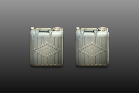 Confezionamento con bordi in cuoio medio e portafoglio in stile vintage