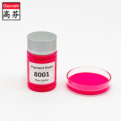 Paste fluorescenti liquide a base d'acqua per pigmenti 8001 Gerlse fluorescente Paste liquide per calzature