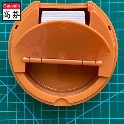 Scatola di verniciatura a rulli senza cuscinetti rotonda manuale per OEM di strumenti di tintura per rivestimento di bordi in pelle