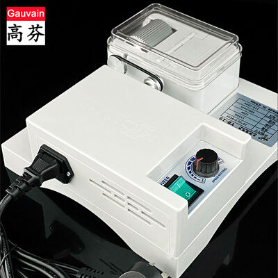 Macchina elettrica mono laterale per la tintura del bordo di cuoio cinture semiautomatiche Confezione per la verniciatura del bordo
