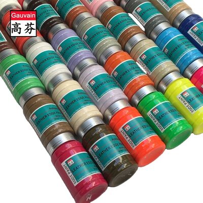 Colori della serie Premium Inchiostro per bordi in pelle a base d'acqua per borse e scarpe in pelle Vernice per bordi in pelle 100 ml/bottiglia
